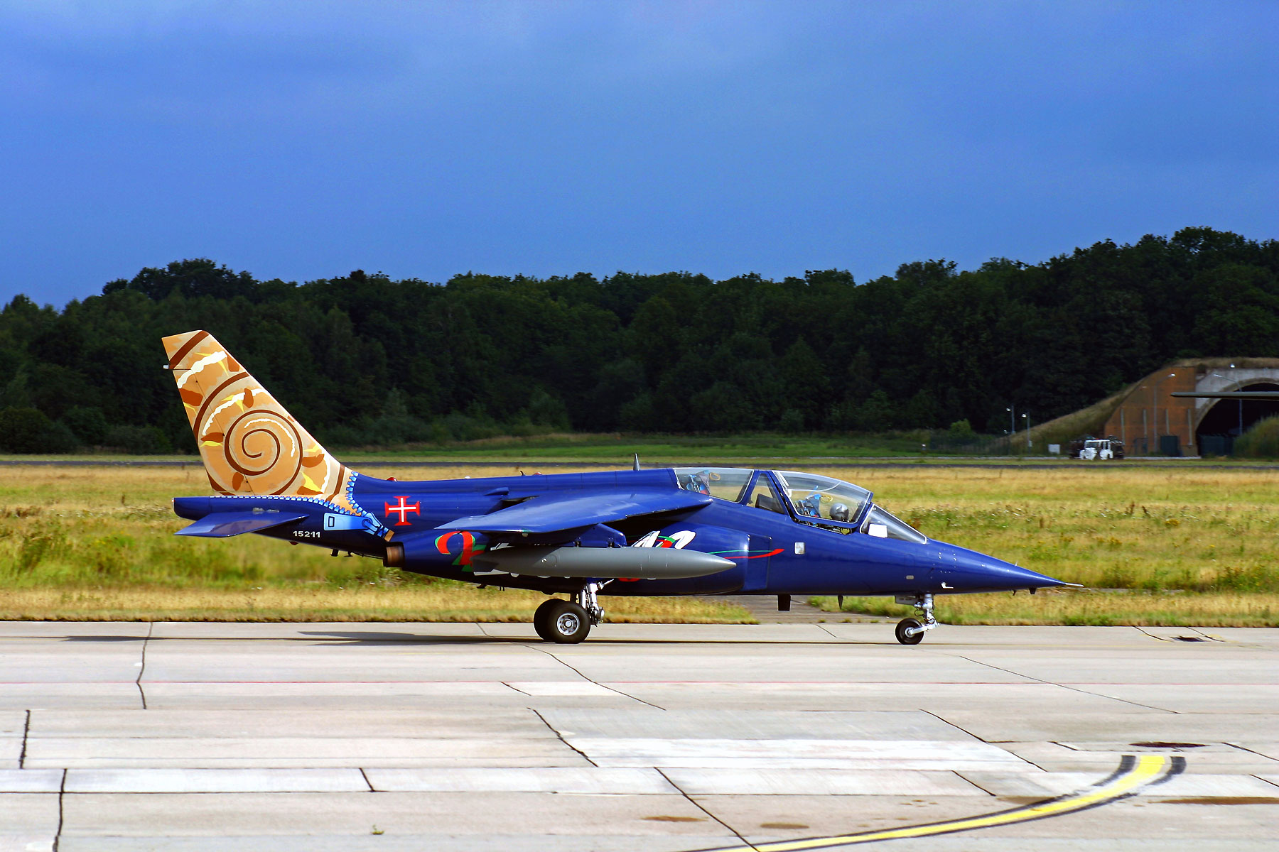 Dieser ALPHA JET der portugisischen Luftwaffe wurde in Laage aufgenommen © Marco Wadin 2006